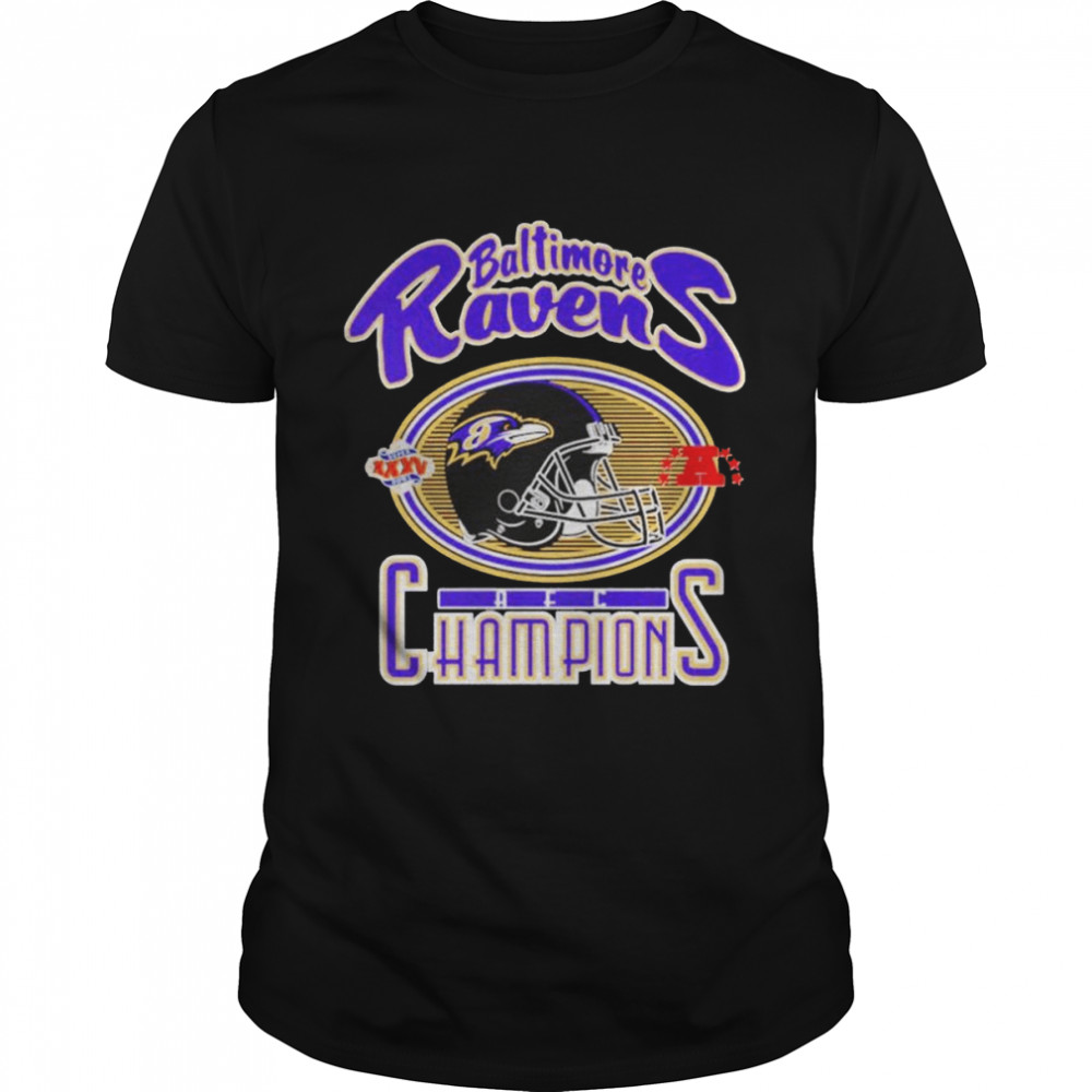Baltimore Ravens AFC Champions shirt