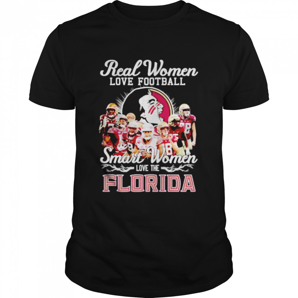 Real women love football smart women love the Florida 2022 T-shirt