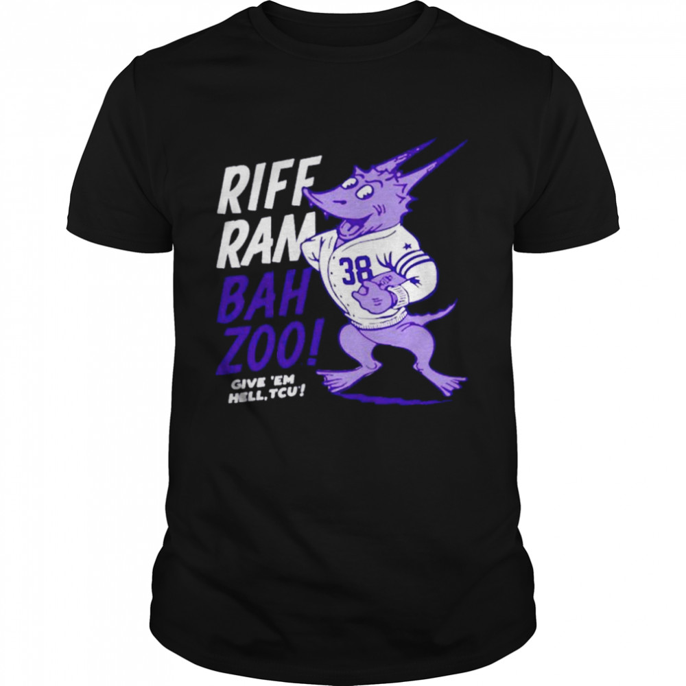 Riff ram bah zoo vintage TCU cheer shirt