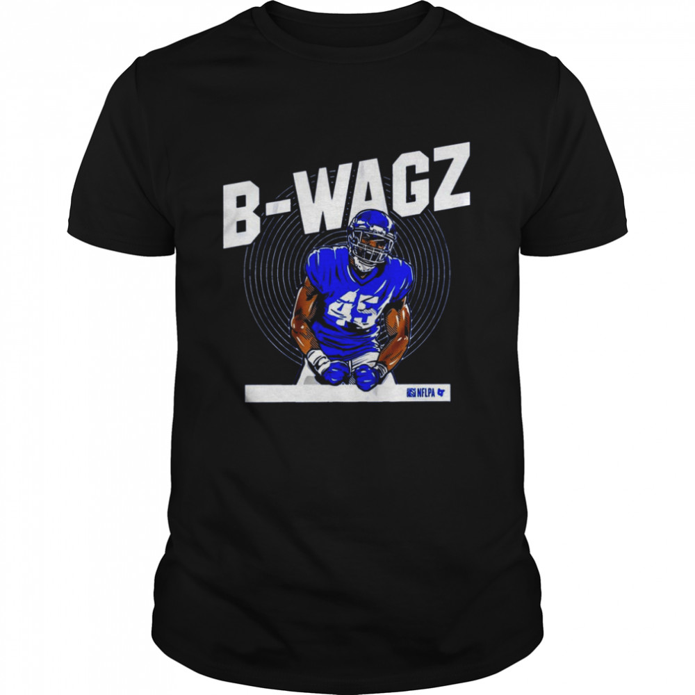 Blue And White Design Bobby Wagner shirts