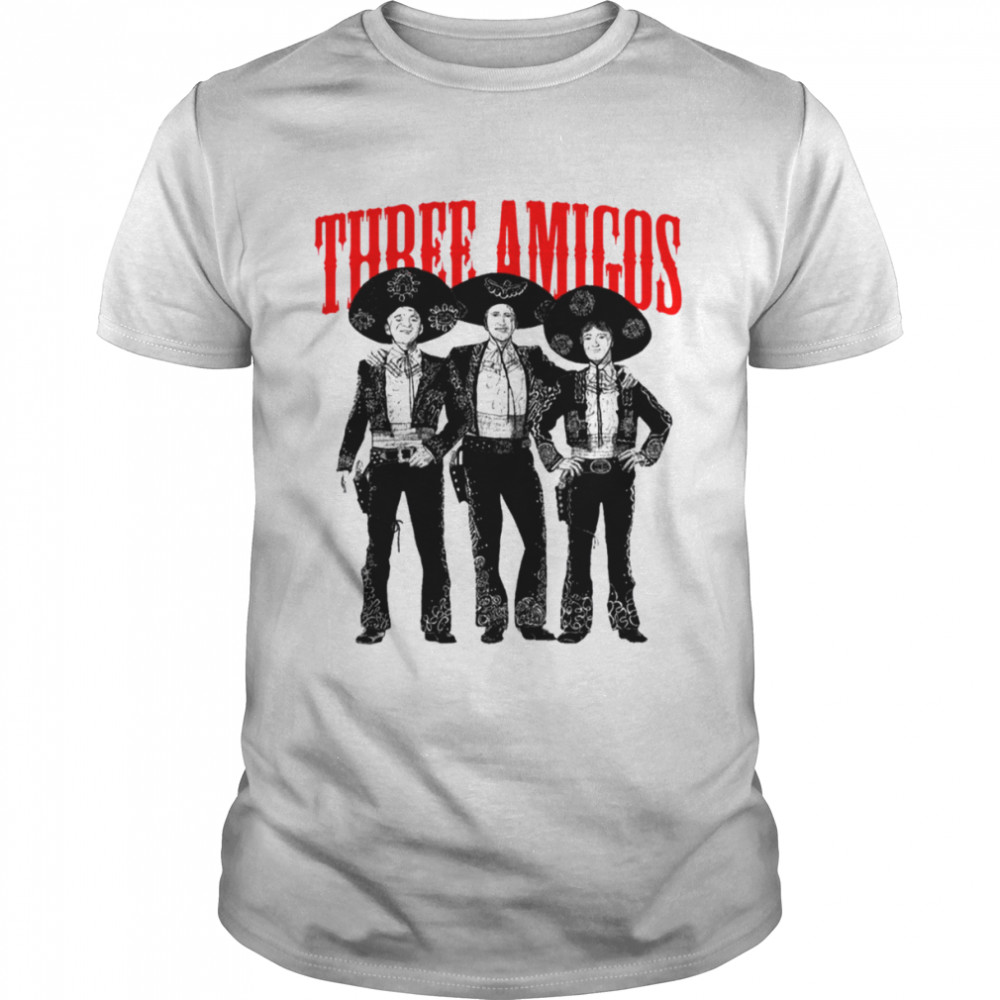 Black And White Design The 3 Amigos shirts