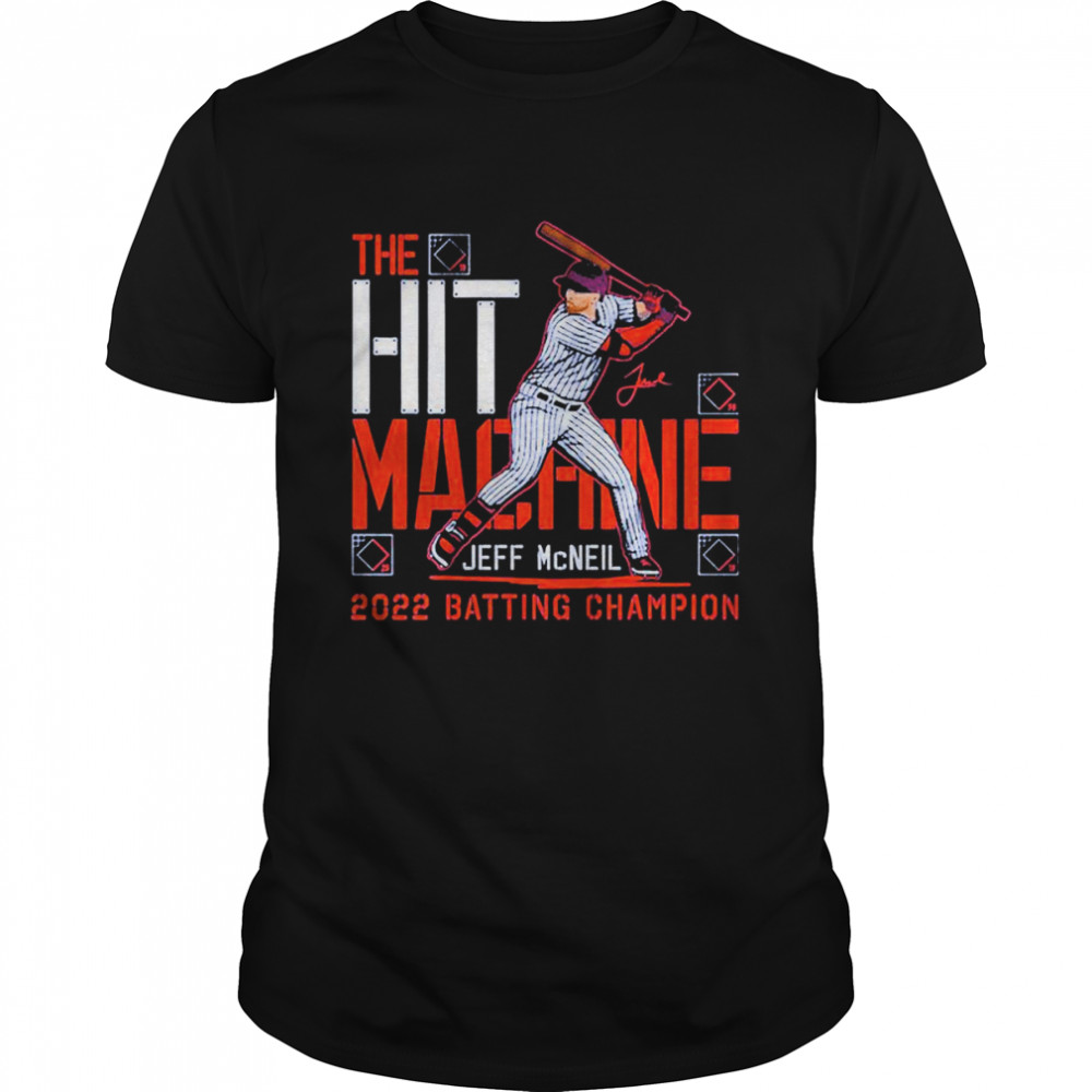 Jeff Mcneil The Hit Machine 2022 Batting Champion Shirt