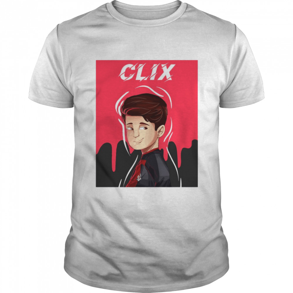 Clix 4 Cute Animated Portrait shirt
