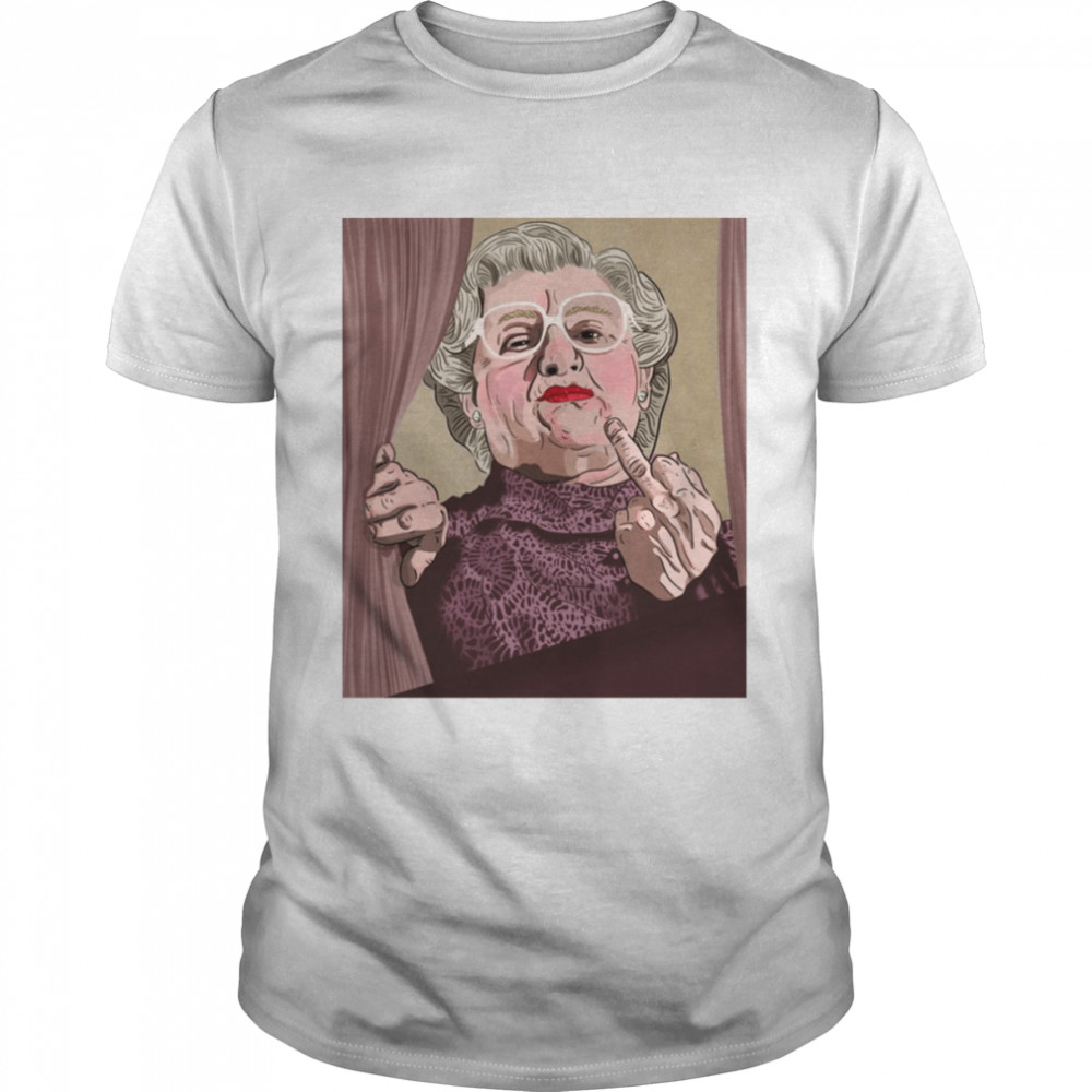 Middle Finger Mrs Doubtfire shirts