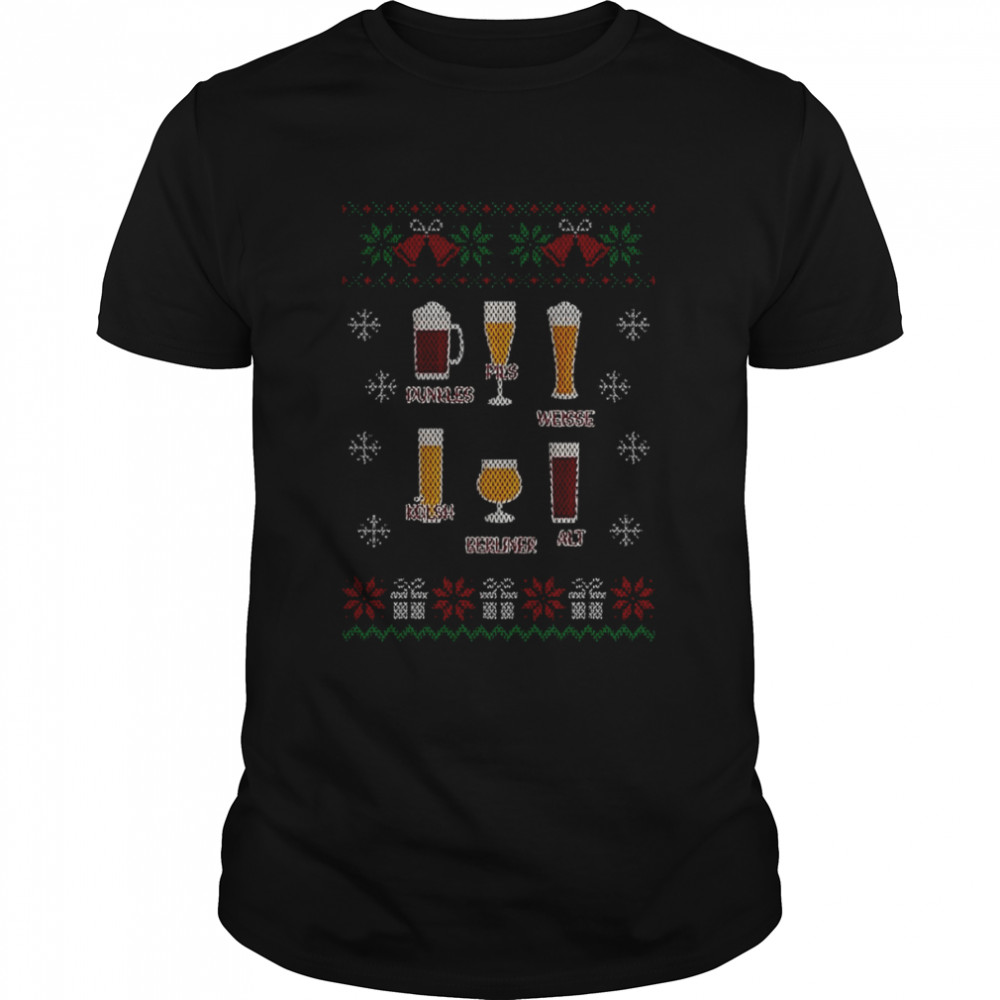 Ugly Beer Pils Wheat Christmas shirts