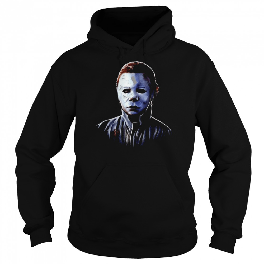 Michael Myers Portrait Scary Movie Halloween shirt Unisex Hoodie