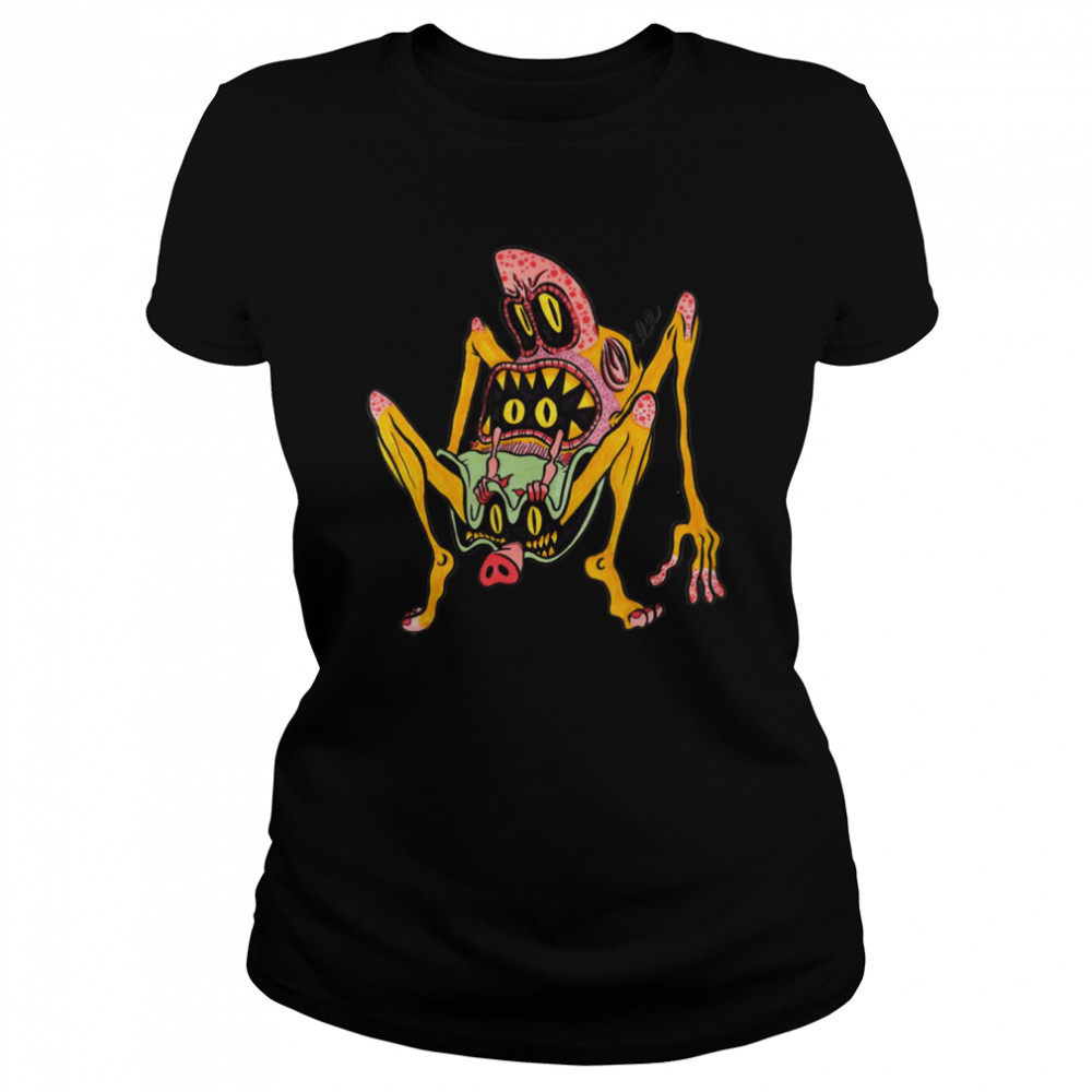 Scarry Design For Halloween The Monster Within You Is Yourself shirt Classic Women's T-shirt