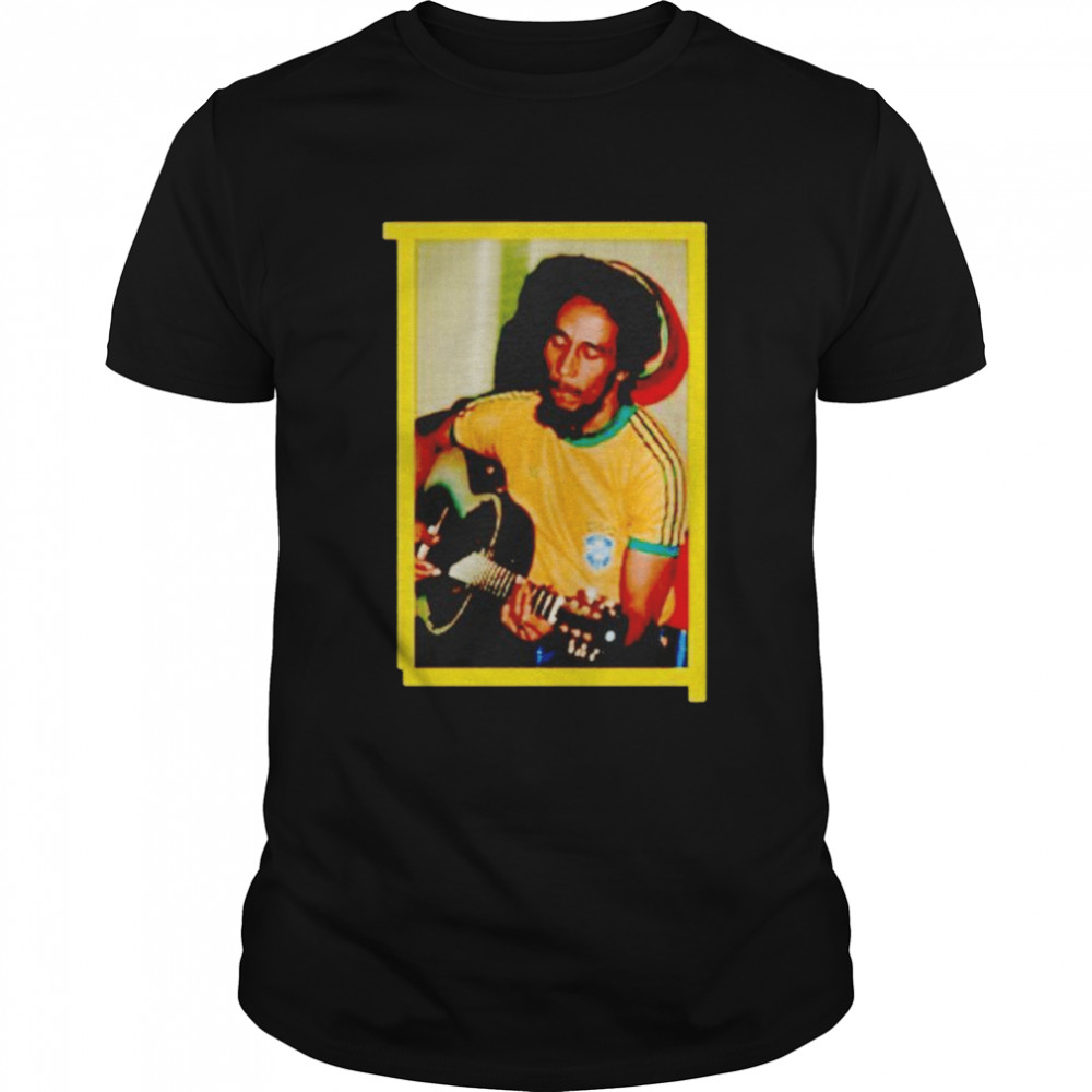 Bob Marley play guitar 2022 shirts