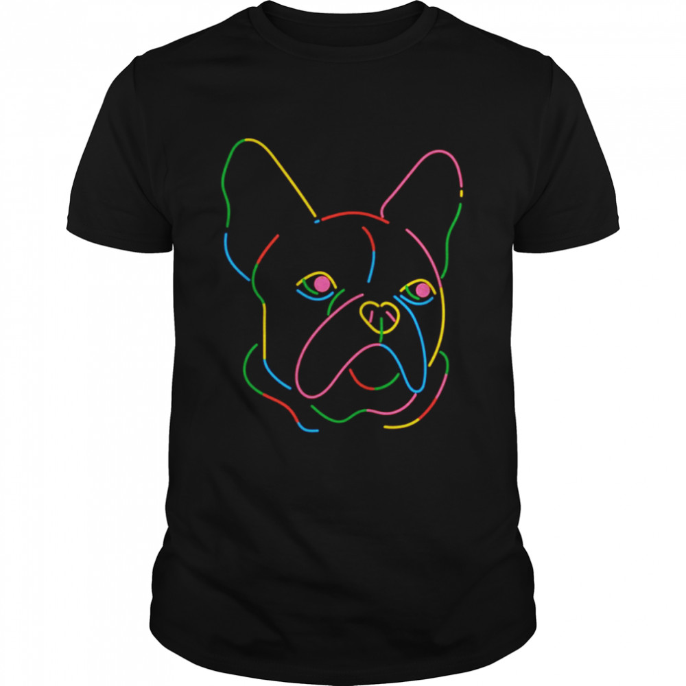 Dog Colorful Line shirt