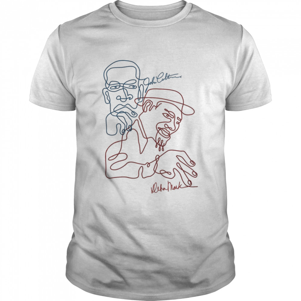 John Coltrane Thelonious Monk Jazz Music shirt