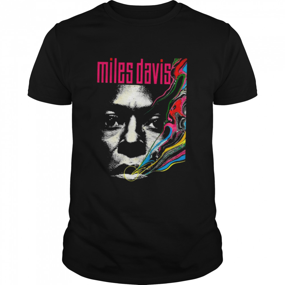 Miles Vintage Davis Concert Retro Jazz Music shirt