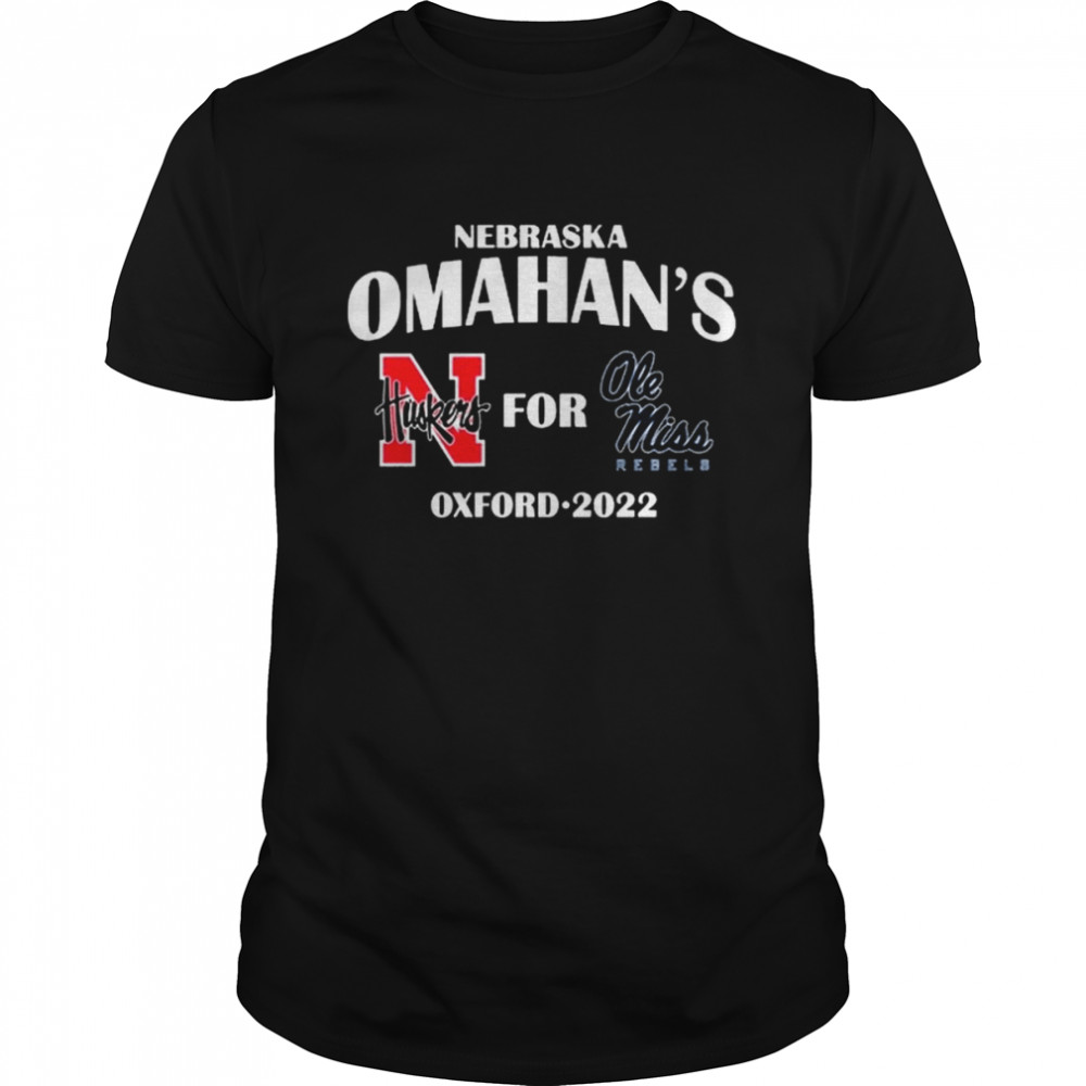 Nebraska Cornhuskers For Ole Miss Rebels Oxford 2022 Shirt