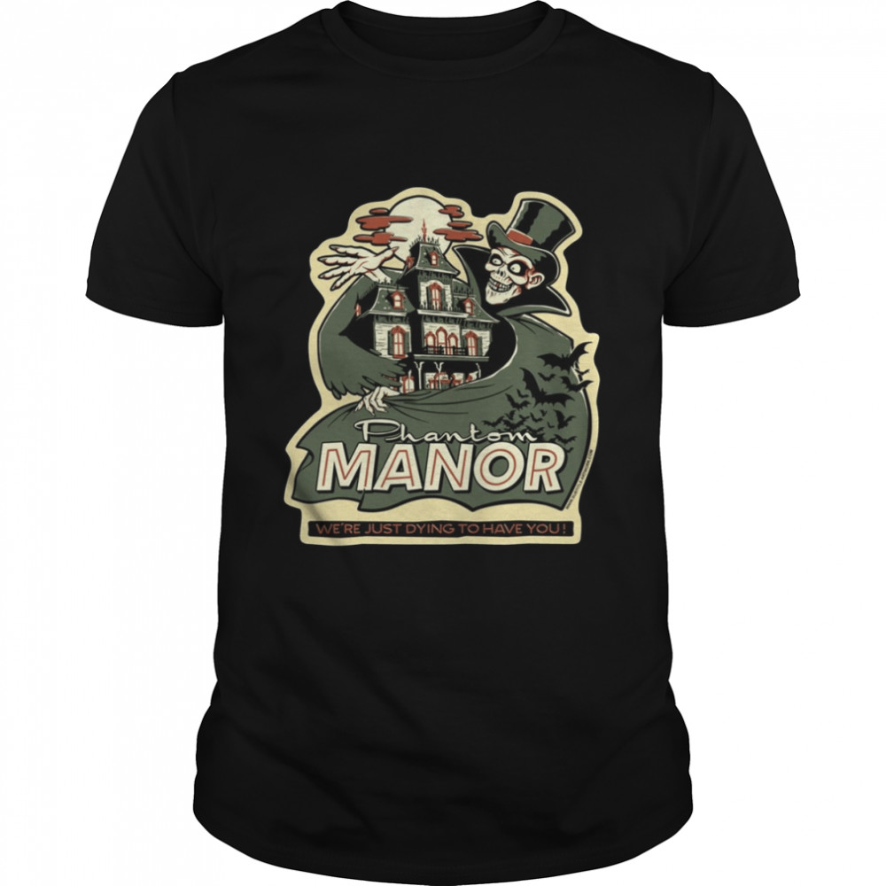 Phantom Manor Green Disneyland Halloween shirt