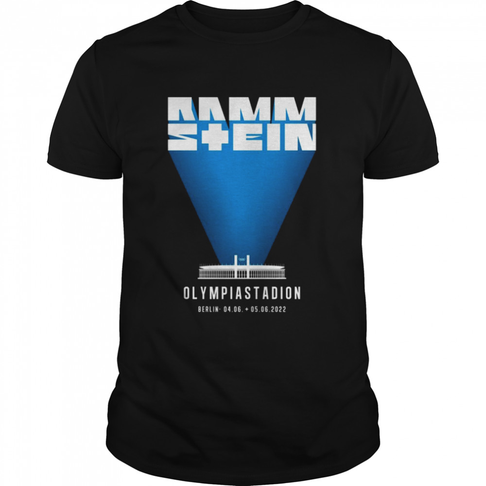 Rammstein Olympiastadion Berlin 2022 Tour Shirt
