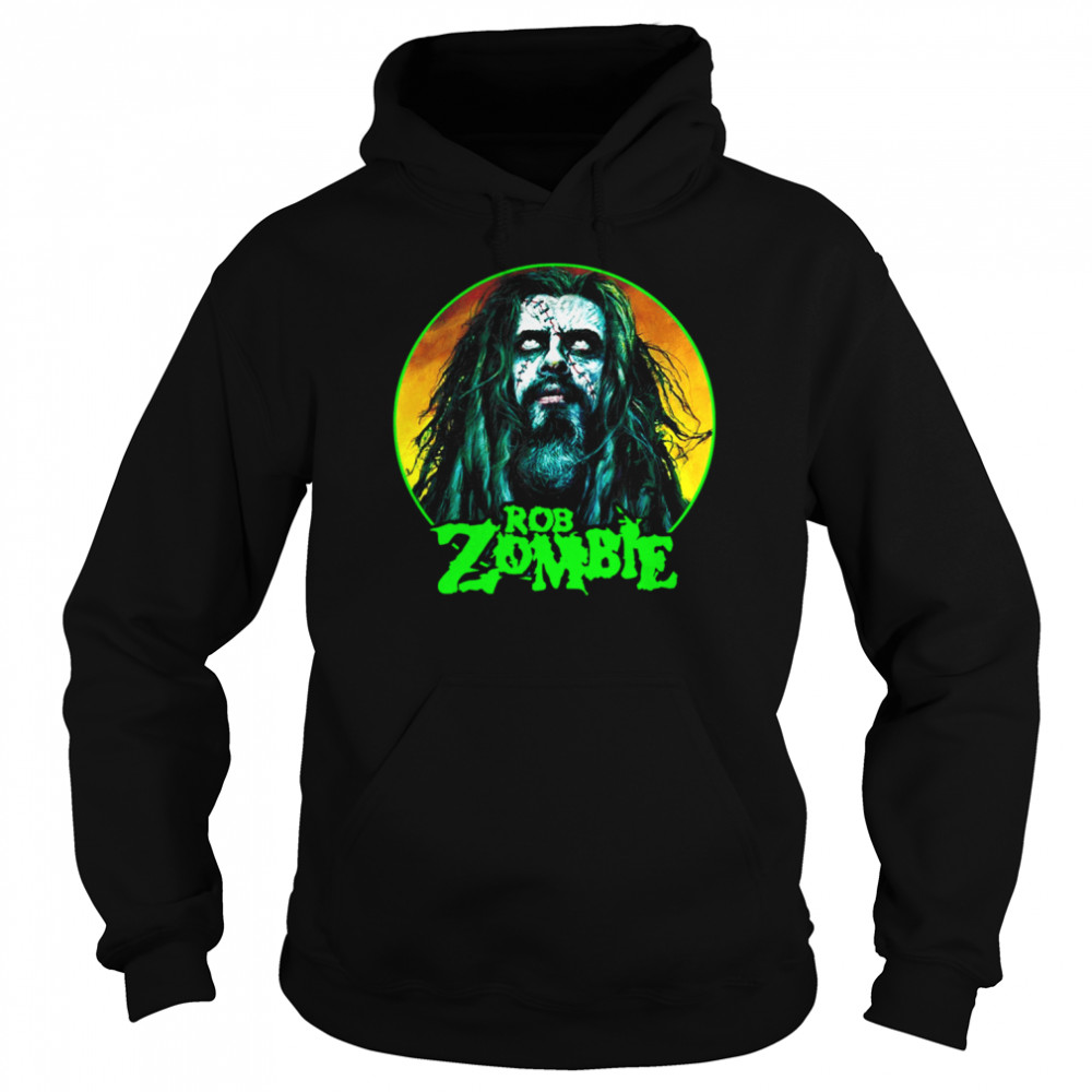 Rob Zombie Halloween Circle Face shirt Unisex Hoodie