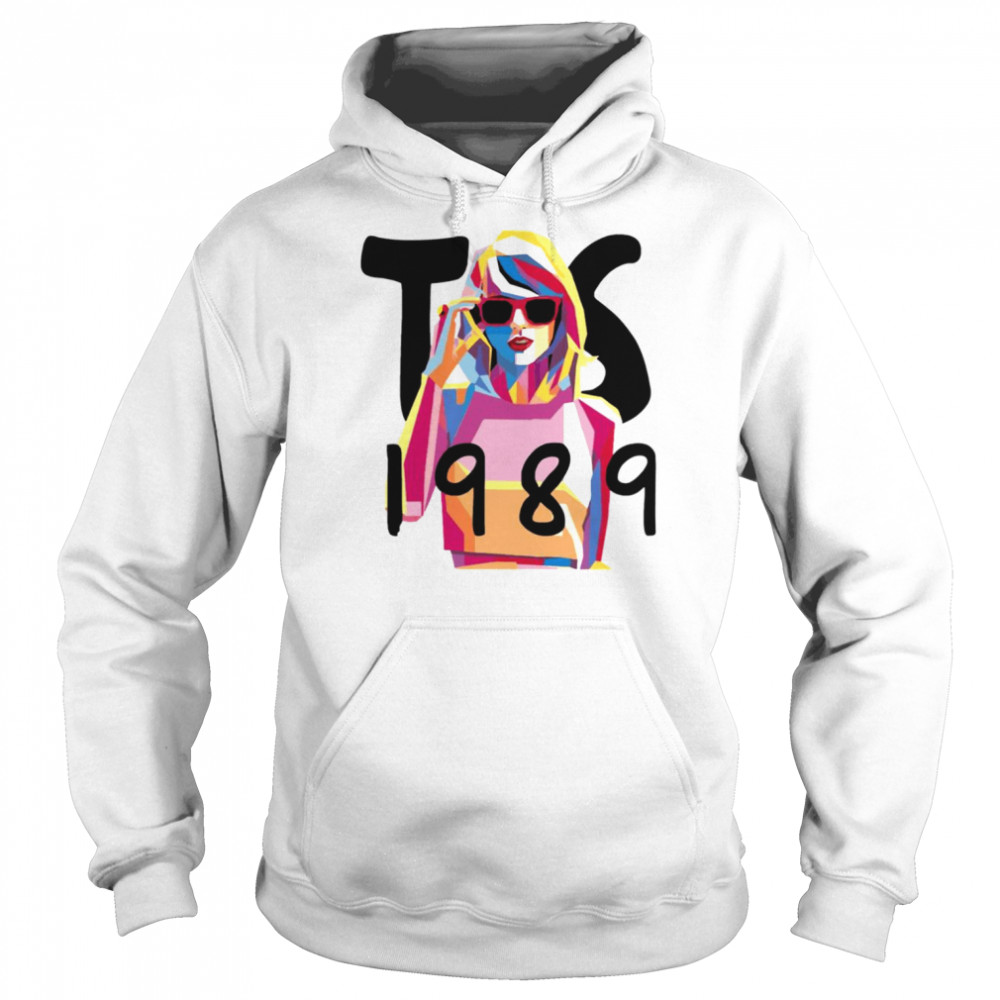 1989 TS Taylor Swft Cute Girl Vector Painting shirt Unisex Hoodie