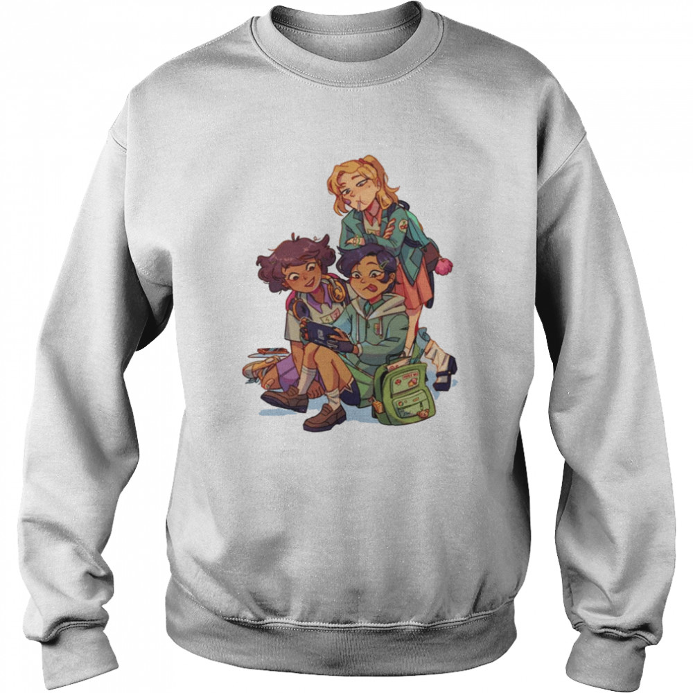 Amphibia Anne Marcy & Sasha shirt Unisex Sweatshirt