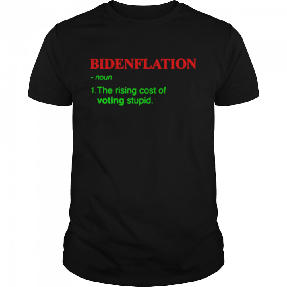 Christmas Bidenflation the rising cost of voting stupid shirt