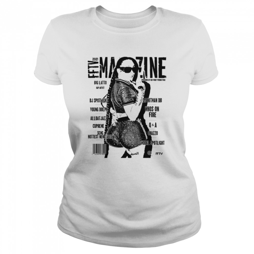 FFV Magazine Latto Rapper shirt Classic Women's T-shirt
