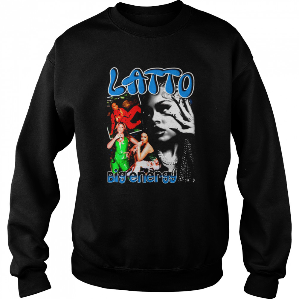 Latto Big Energy Vintage shirt Unisex Sweatshirt