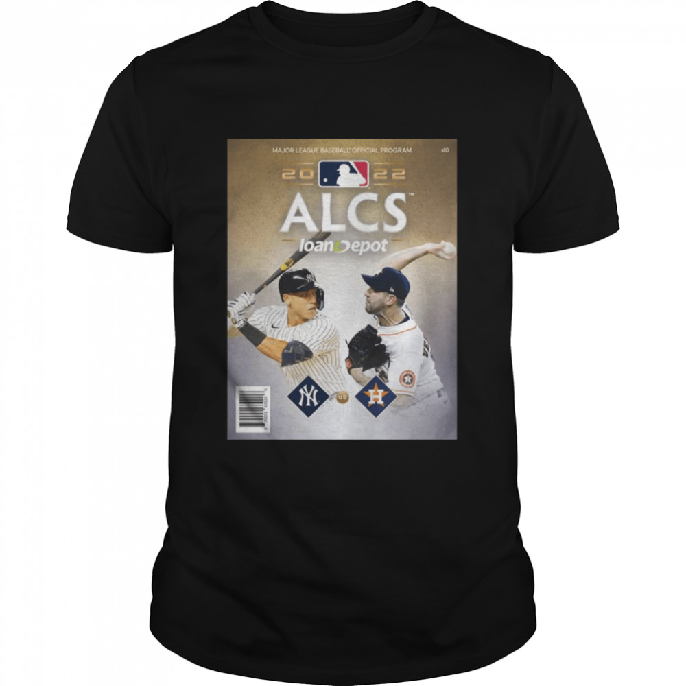 New York Yankees vs Houston Astros 2022 ALCS Matchup poster shirt