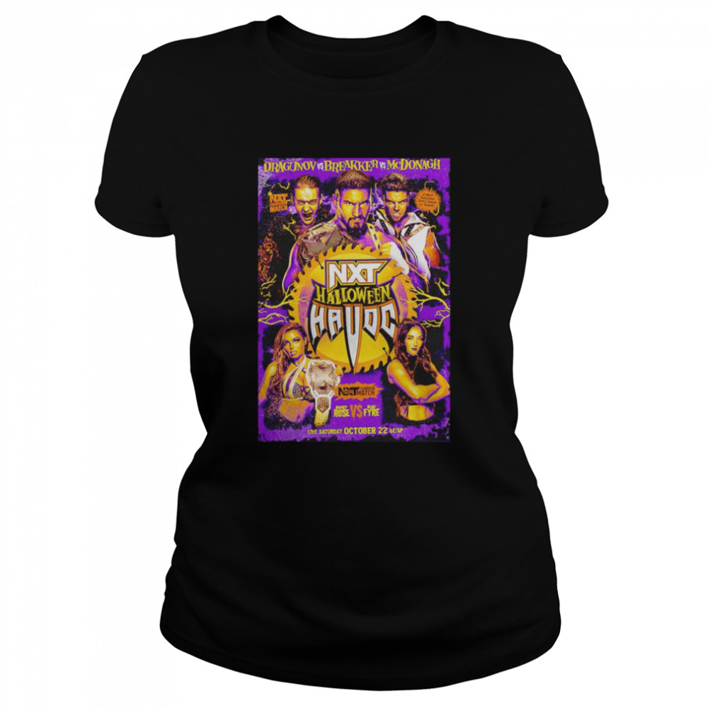 NXT Havoc Halloween Dragunov vs Breakker vs McDonagh shirt Classic Women's T-shirt