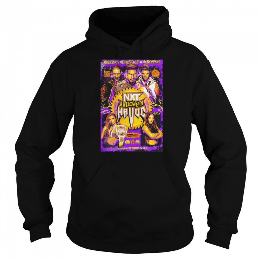 NXT Havoc Halloween Dragunov vs Breakker vs McDonagh shirt Unisex Hoodie