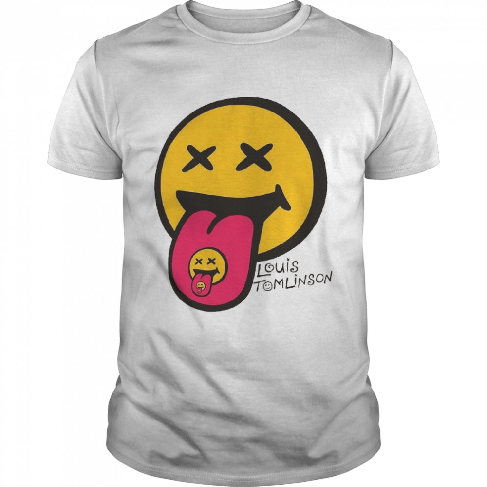 One Direction Funny Smiley Face Louis Tomlinson shirt