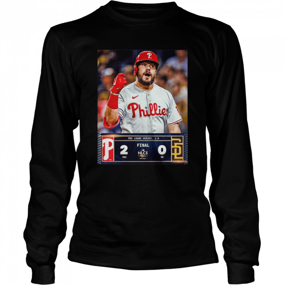 Philadelphia Phillies 2 0 San Diego Padres Game 1 Postseason 2022 Long Sleeved T-shirt