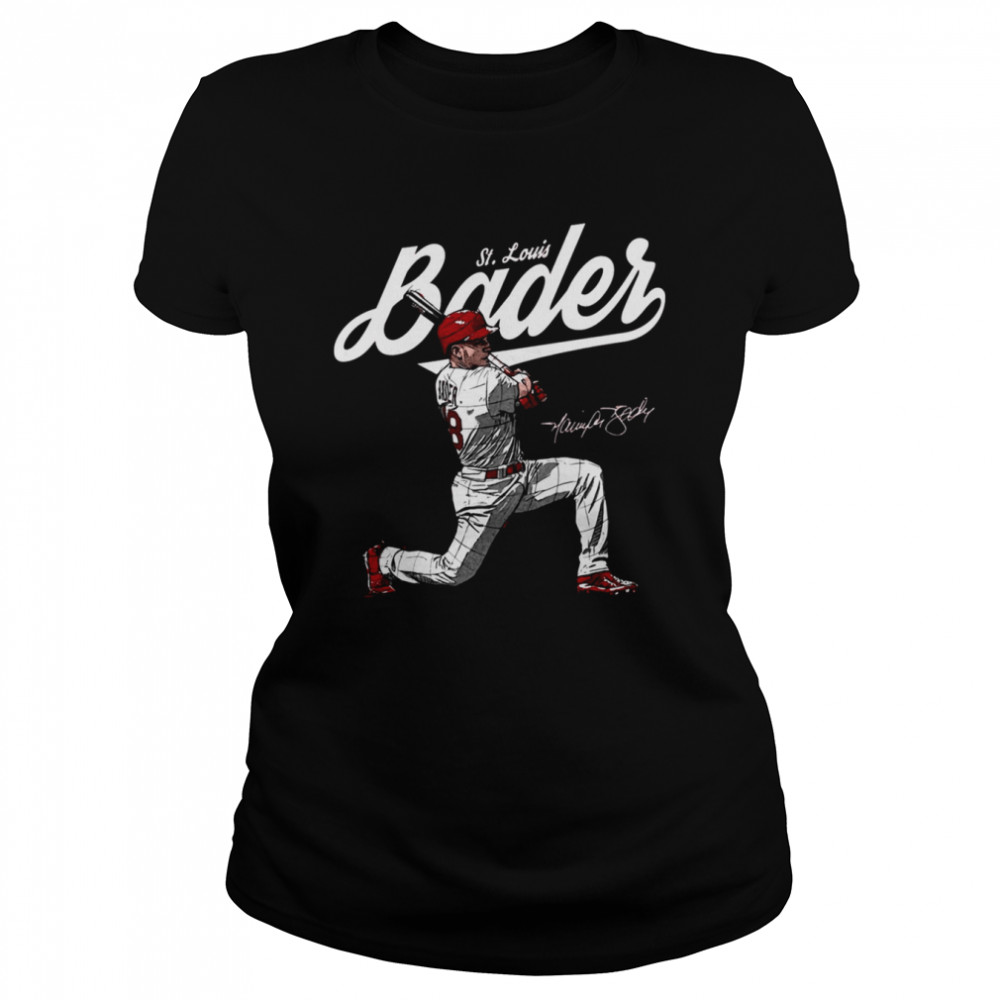 St Louis Harrison Bader Score shirt Classic Women's T-shirt