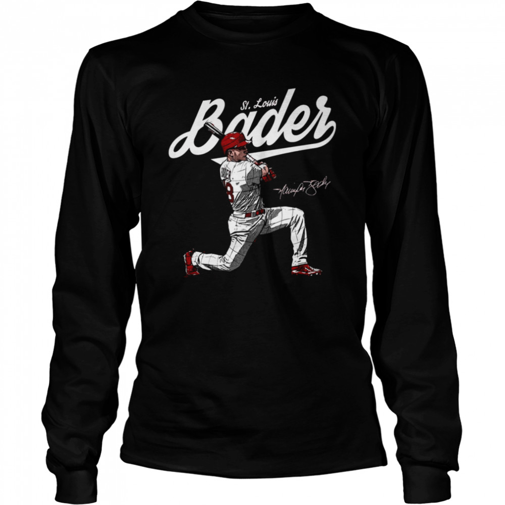 St Louis Harrison Bader Score shirt Long Sleeved T-shirt