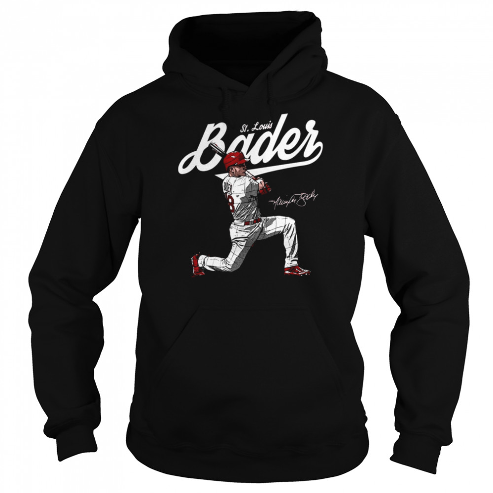 St Louis Harrison Bader Score shirt Unisex Hoodie
