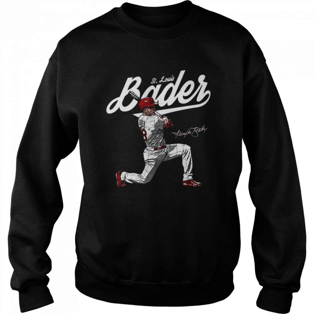 St Louis Harrison Bader Score shirt Unisex Sweatshirt