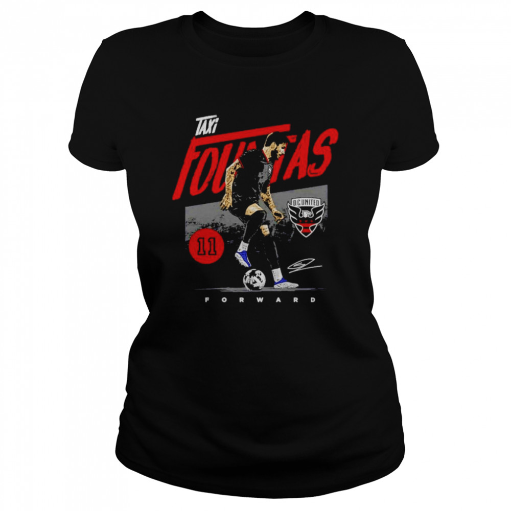 Taxiarchis Fountas D.C. United Grunge signature shirt Classic Women's T-shirt