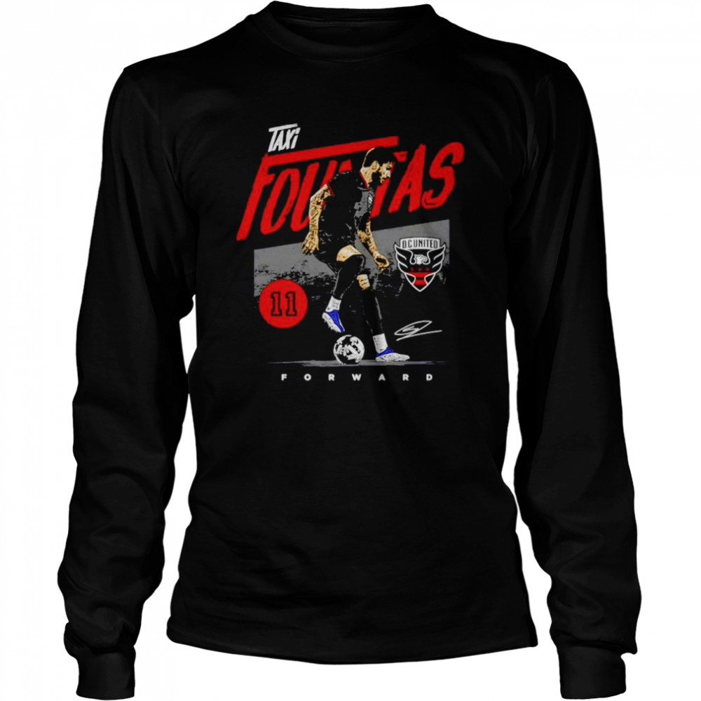 Taxiarchis Fountas D.C. United Grunge signature shirt Long Sleeved T-shirt
