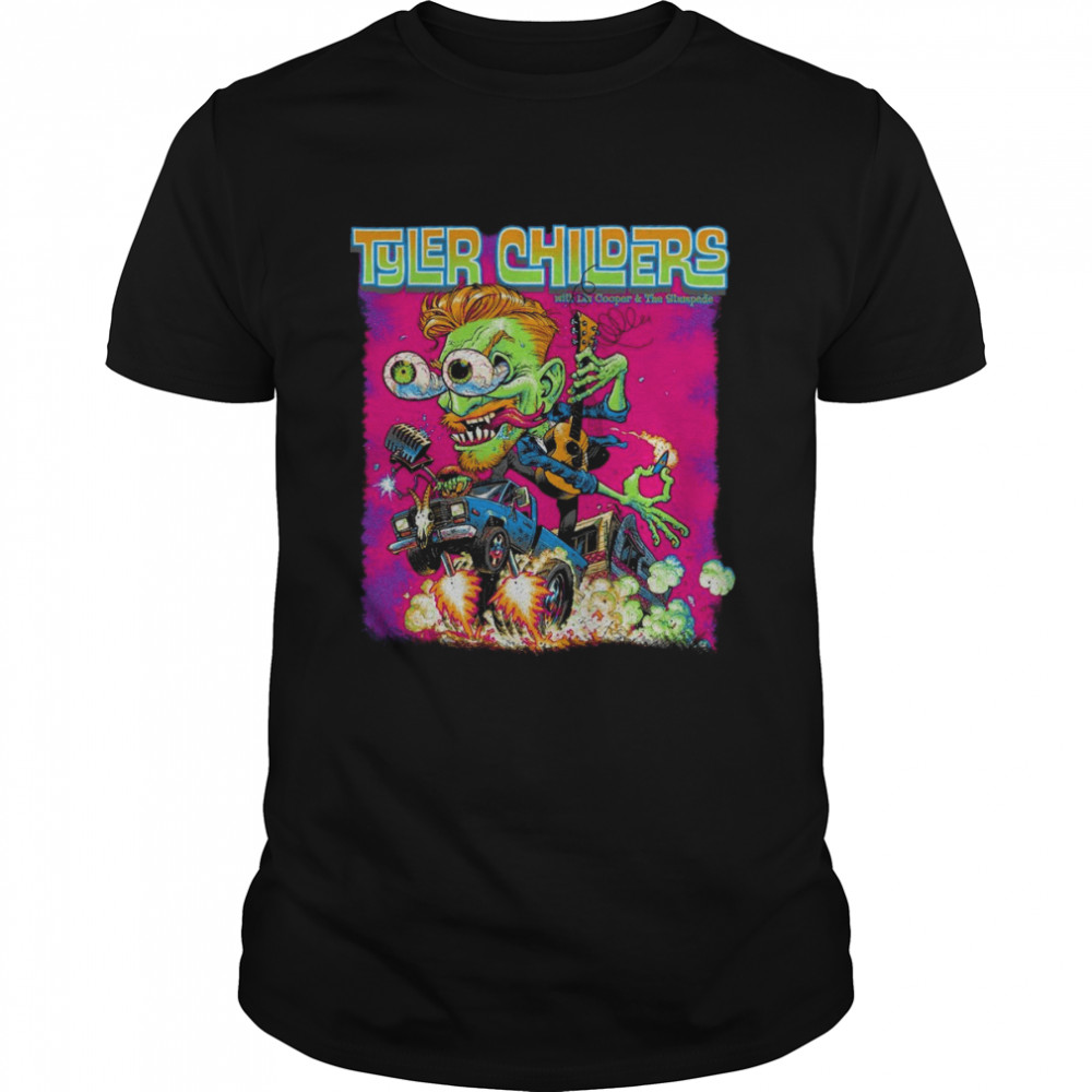 Tour Concert Country Music Cartoon Art Tyler Childers shirt