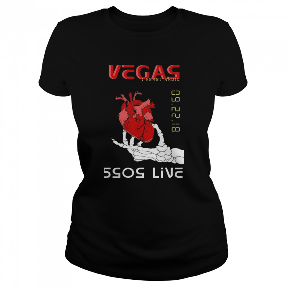 Vegas 5sos Art 5 Seconds Of Summer Tour shirt Classic Women's T-shirt
