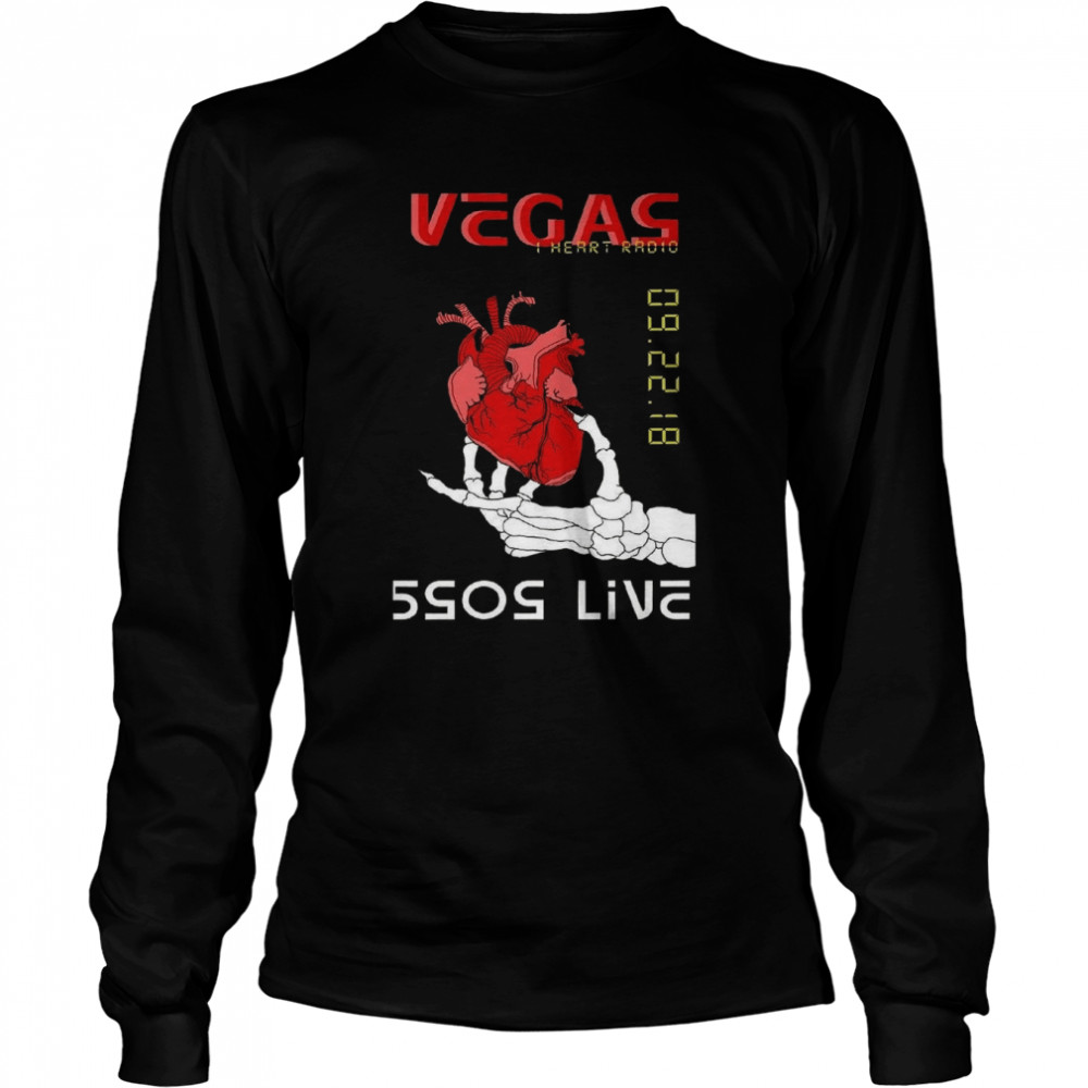 Vegas 5sos Art 5 Seconds Of Summer Tour shirt Long Sleeved T-shirt