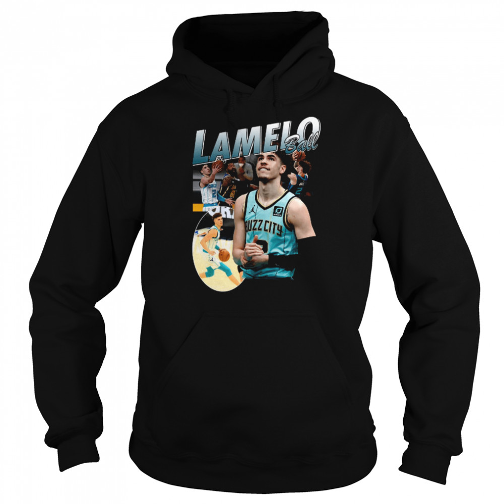 Vintage Lamelo Ball Charlotte Hornets Nba Lamelo Ball shirt Unisex Hoodie