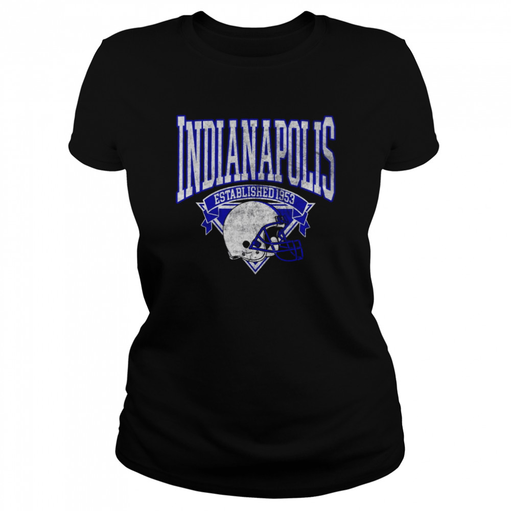 Vintage Style Indianapolis Football shirt Classic Women's T-shirt
