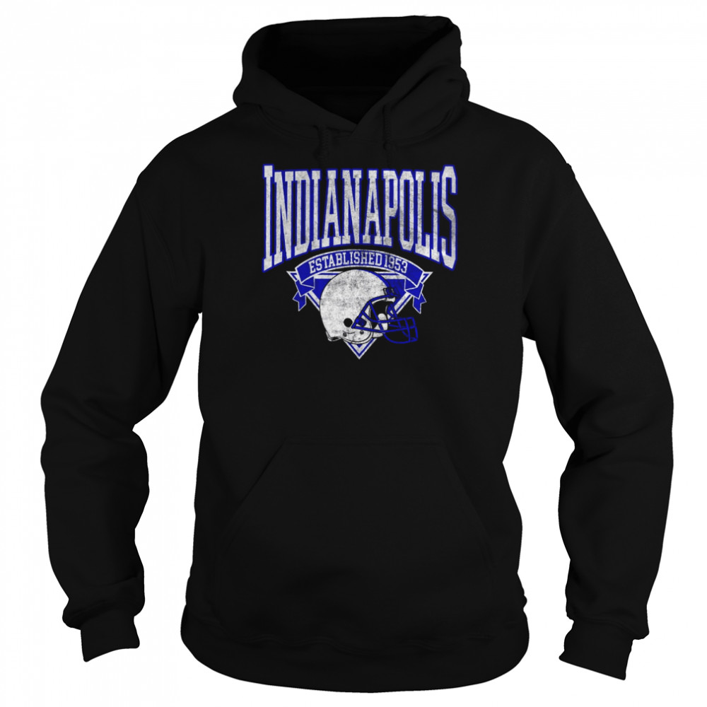 Vintage Style Indianapolis Football shirt Unisex Hoodie