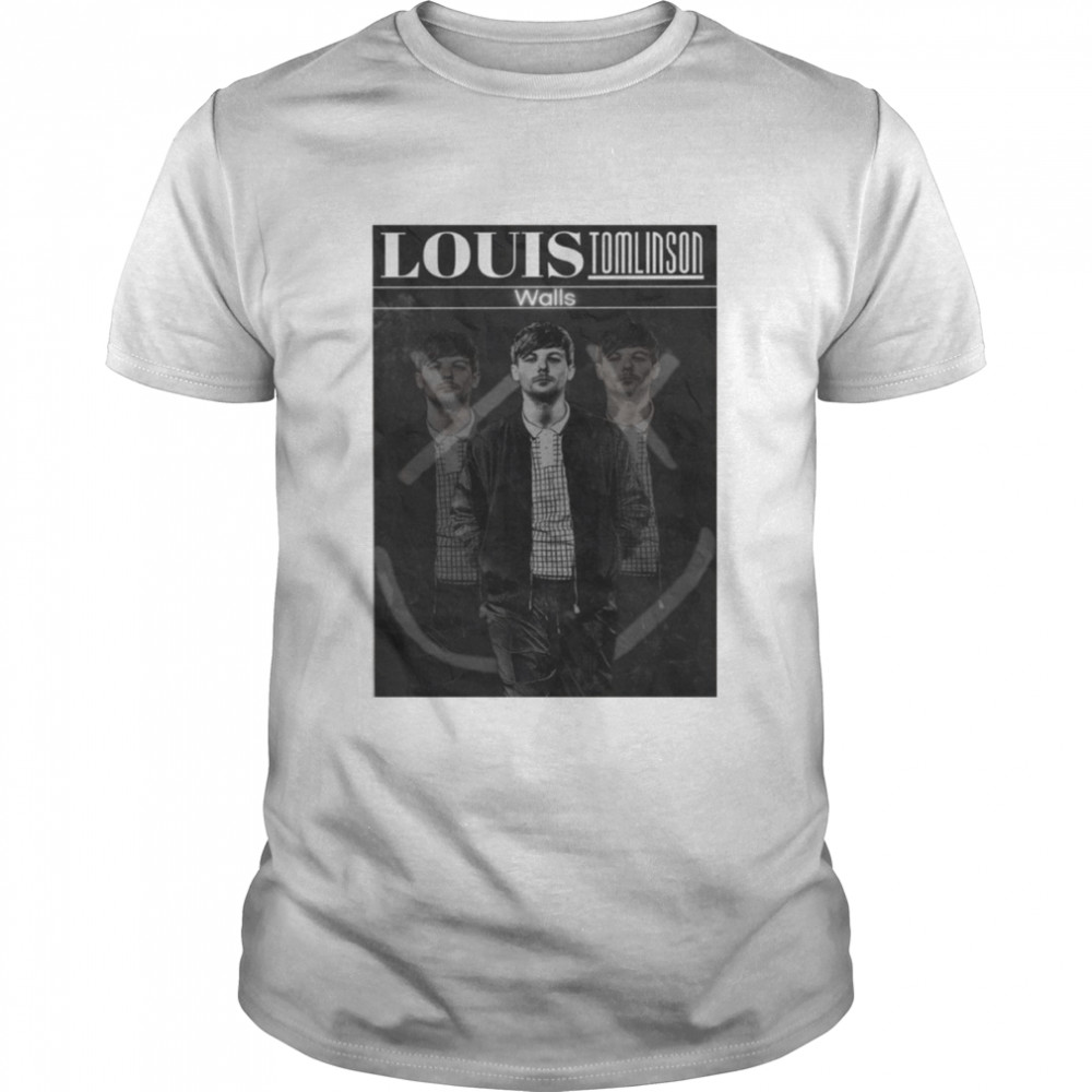 Vintage Walls Louis Tomlinson Black And White Art shirt