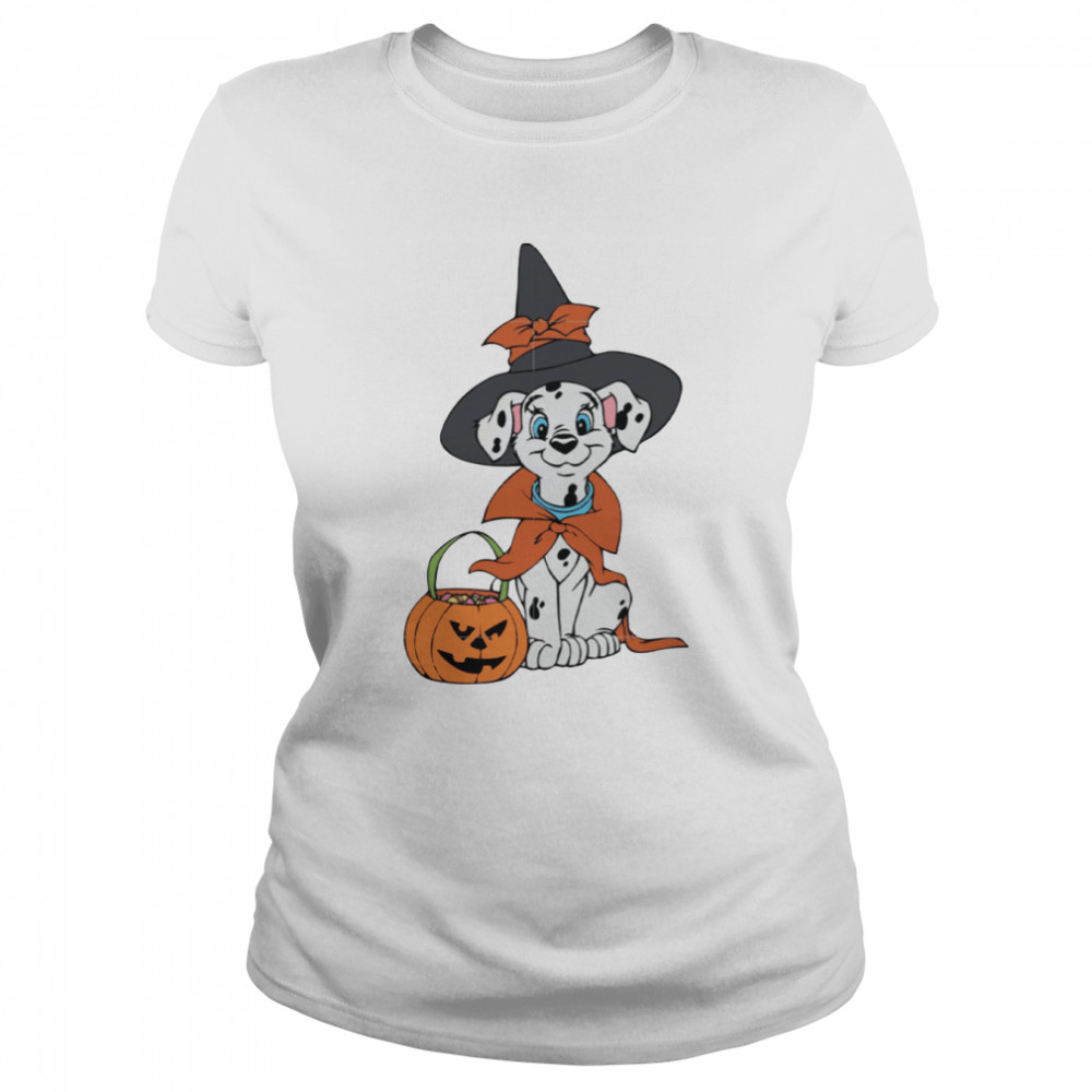 101 Dalmatians Chibi Puppy Halloween shirt Classic Women's T-shirt
