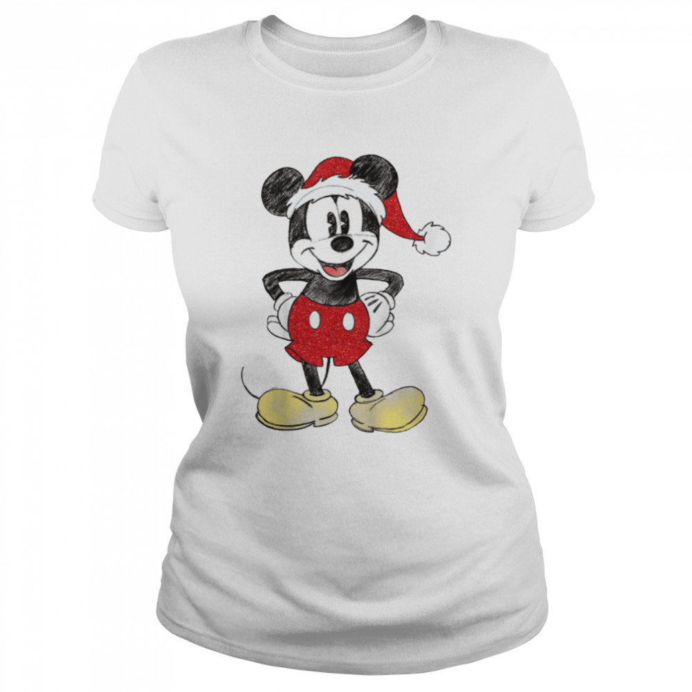 And Minnie Walt Mickey Mouse Christmas shirt Classic Women's T-shirt