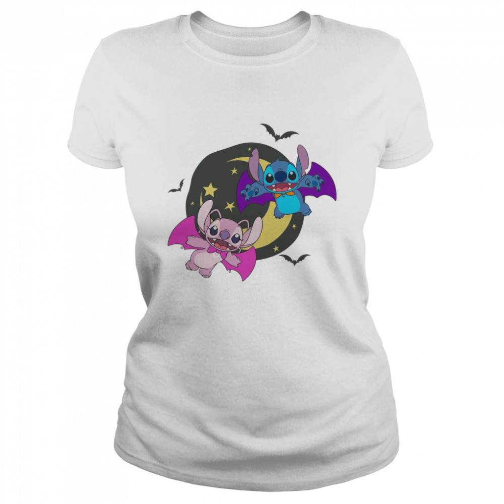 Angel Couple Stitch Halloween shirt Classic Women's T-shirt