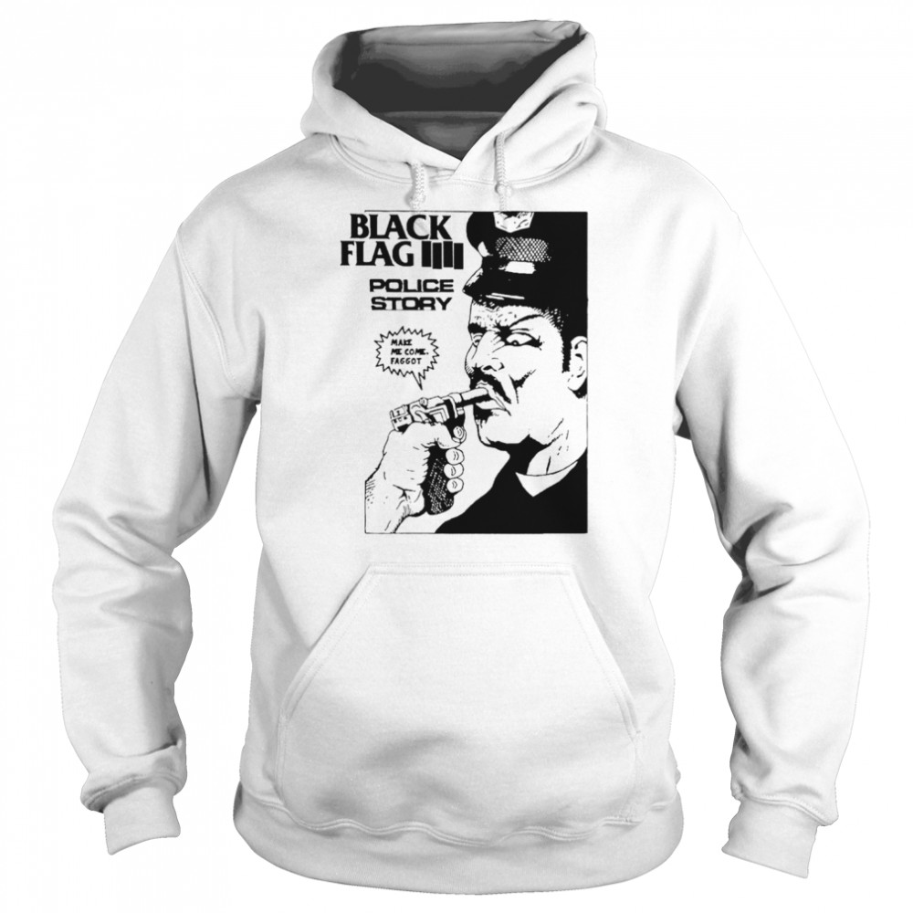 Black Flag Police Story shirt Unisex Hoodie