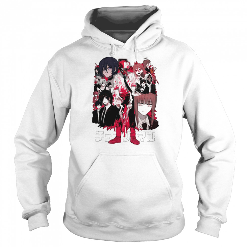 Chainsawman Anine Characters shirt Unisex Hoodie