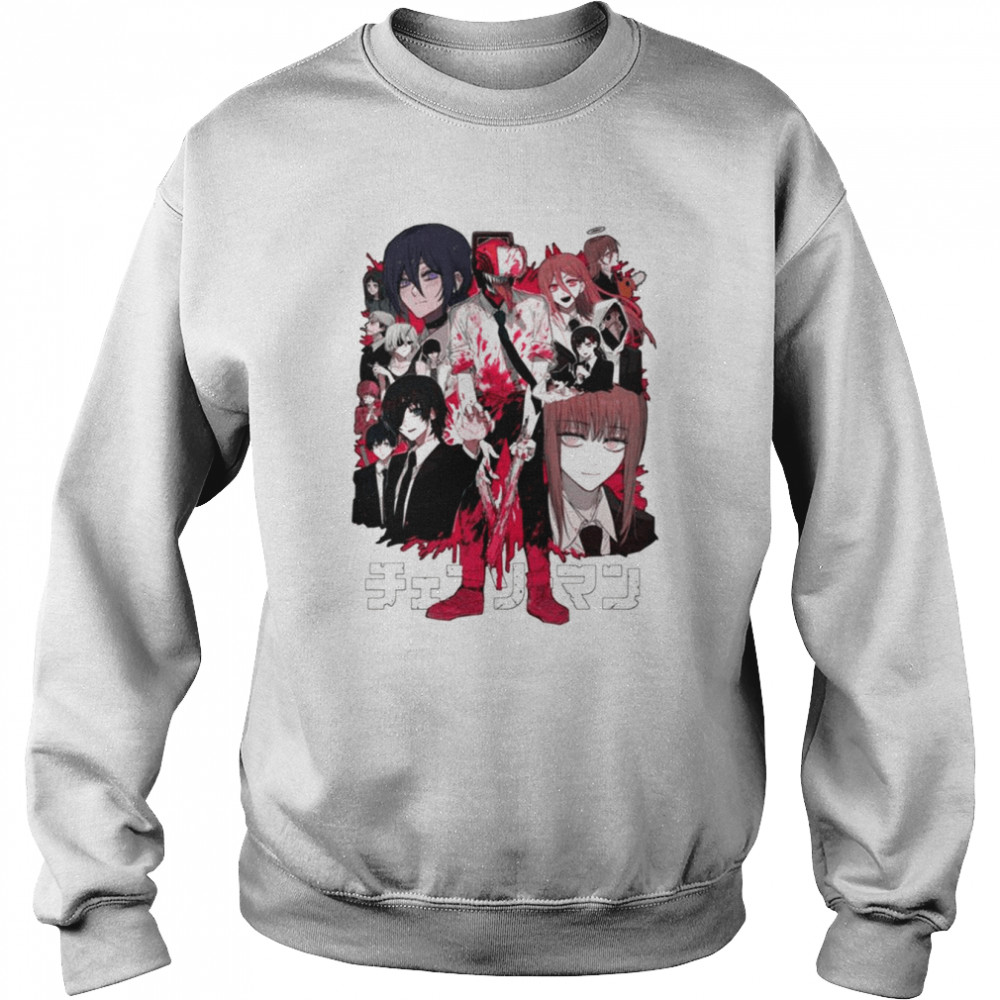 Chainsawman Anine Characters shirt Unisex Sweatshirt