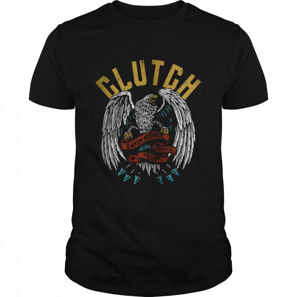 Clutch Band Earth Rocker Concert Vintage Rock Music shirt