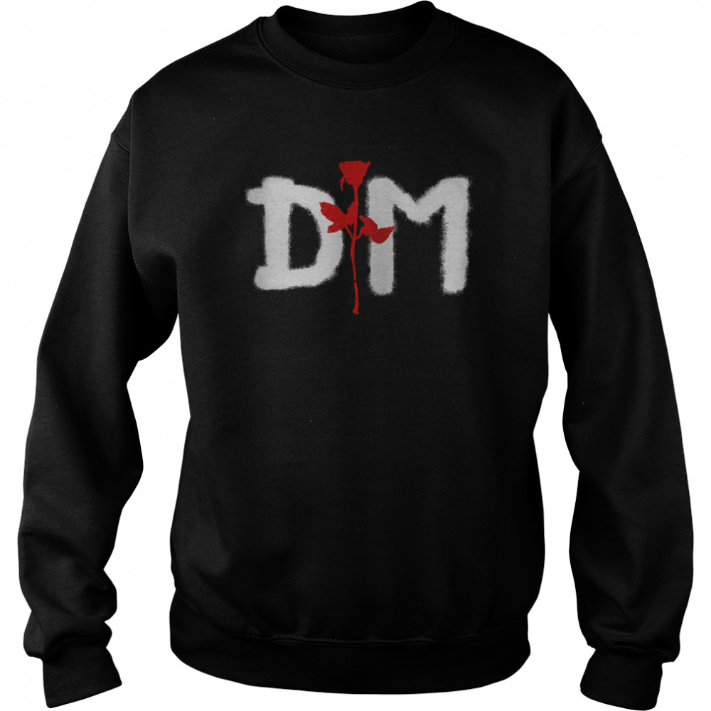 Depeche Mode Rose Logo Depeche Mode Vintage Rock Music shirt Unisex Sweatshirt